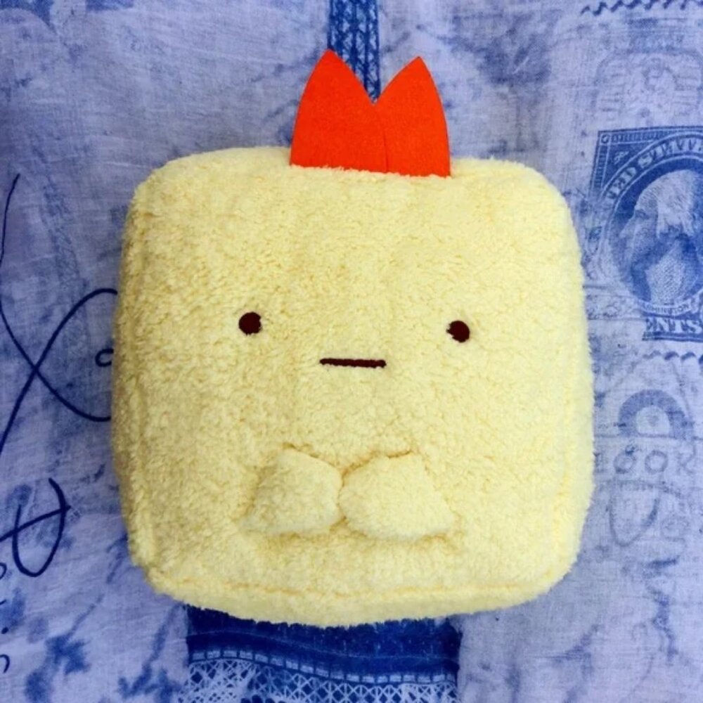 Sumikko Gurashi Ebifurai No Shippo Cube Plush